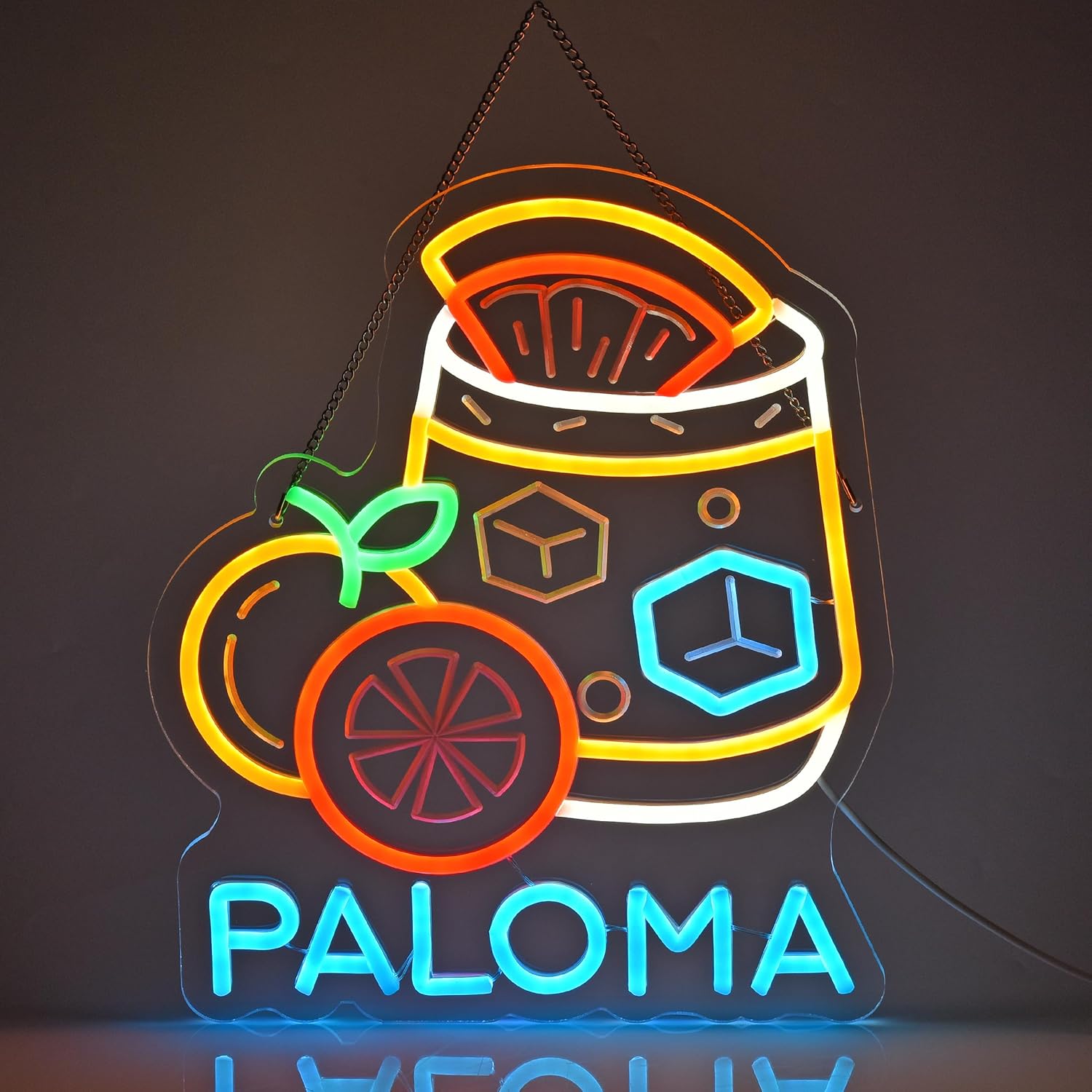 Home Bar Signs - Paloma Neon Sign Wall Art Decoration