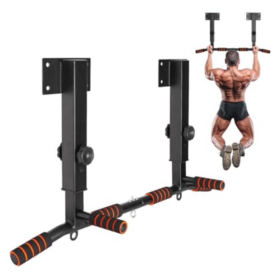 Home Bar And Gym - Wall Mounted Pull Up Bar Adjustable