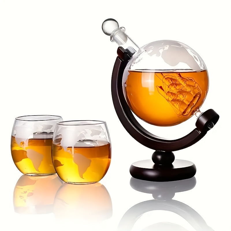 Decanter Globe Set - 1 Sobering Up Set, 2 World