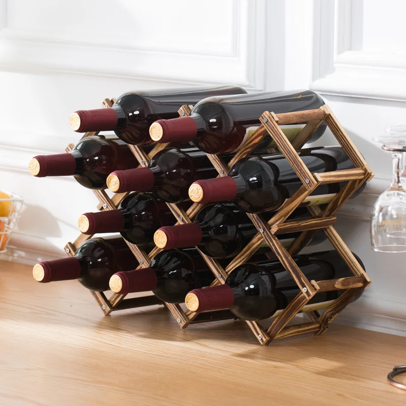 Home Bar Shelves - Stackable Wine Storage Shelves 3, 5,