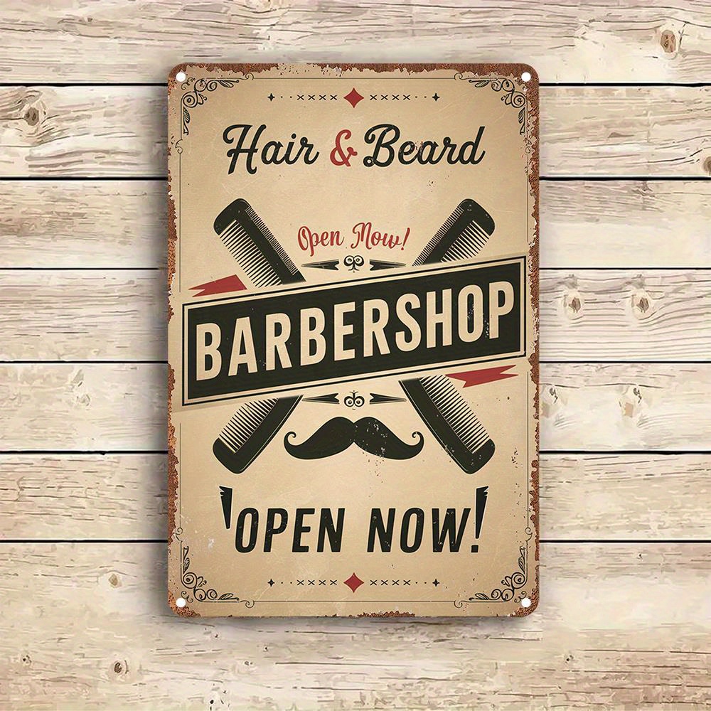 Vintage Barbershop Sign - Retr - Home Barber 评论和价格