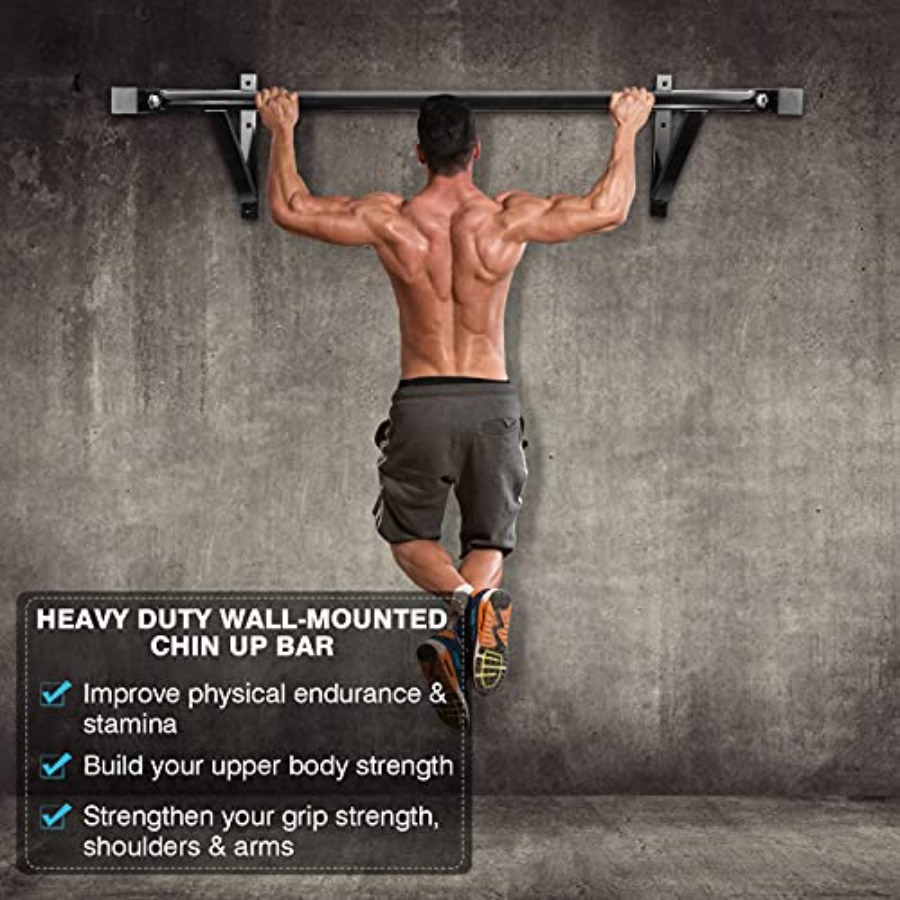 Wall Mounted Pull Up Bar for H - Home Bar And Gym 评论和价格