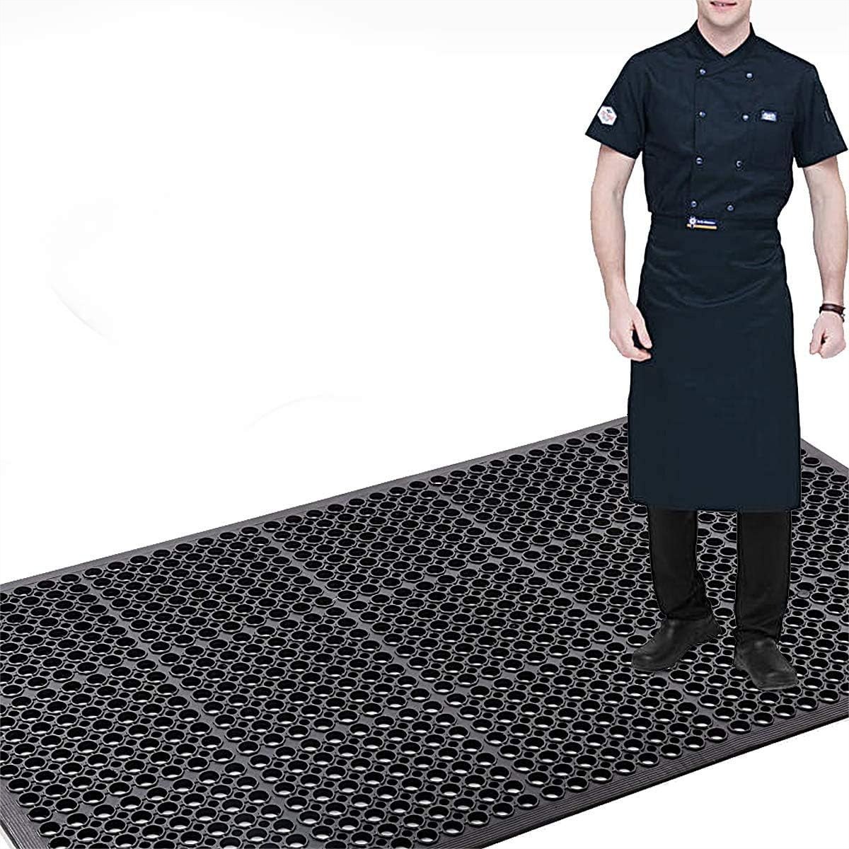 Commercial Anti-Fatigue Draina - Bar Mat Rubber 评论和价格