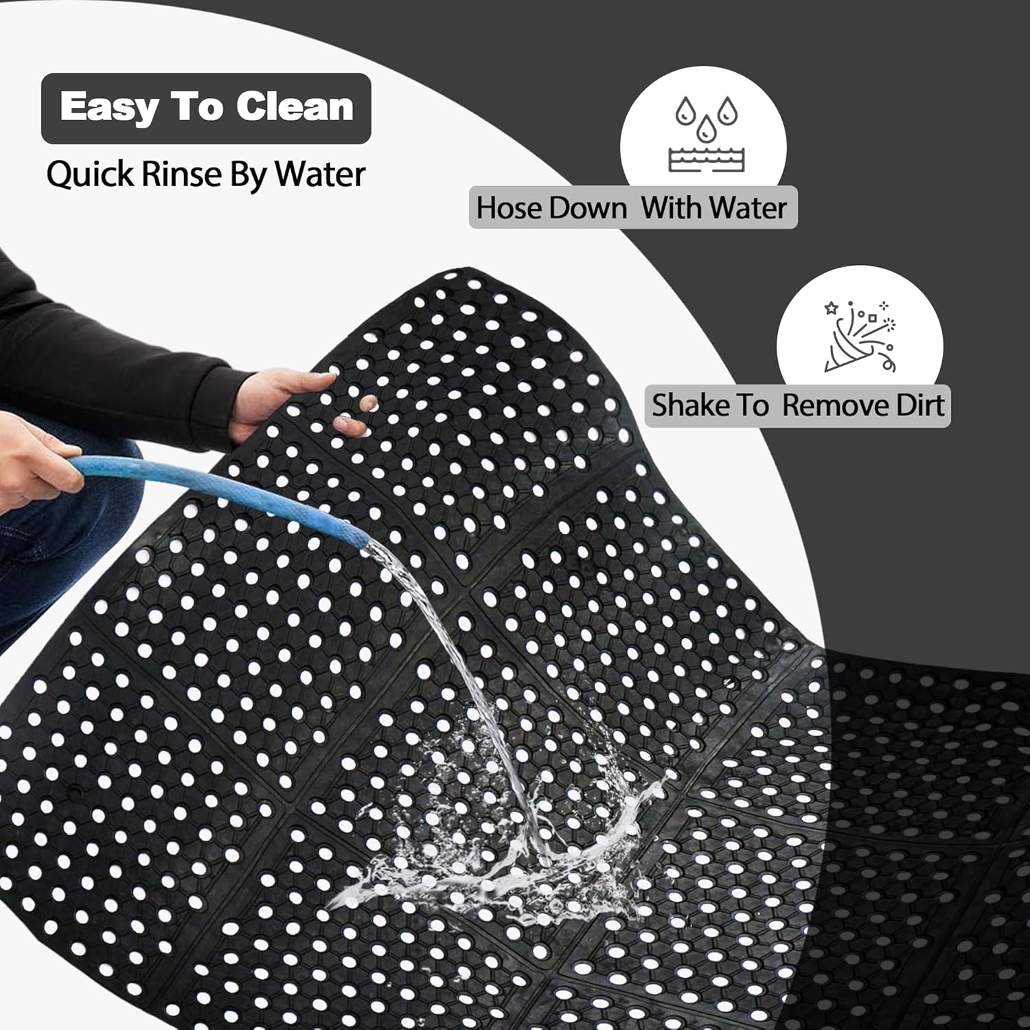 Commercial Anti-Fatigue Draina - Bar Mat Rubber 评论和价格