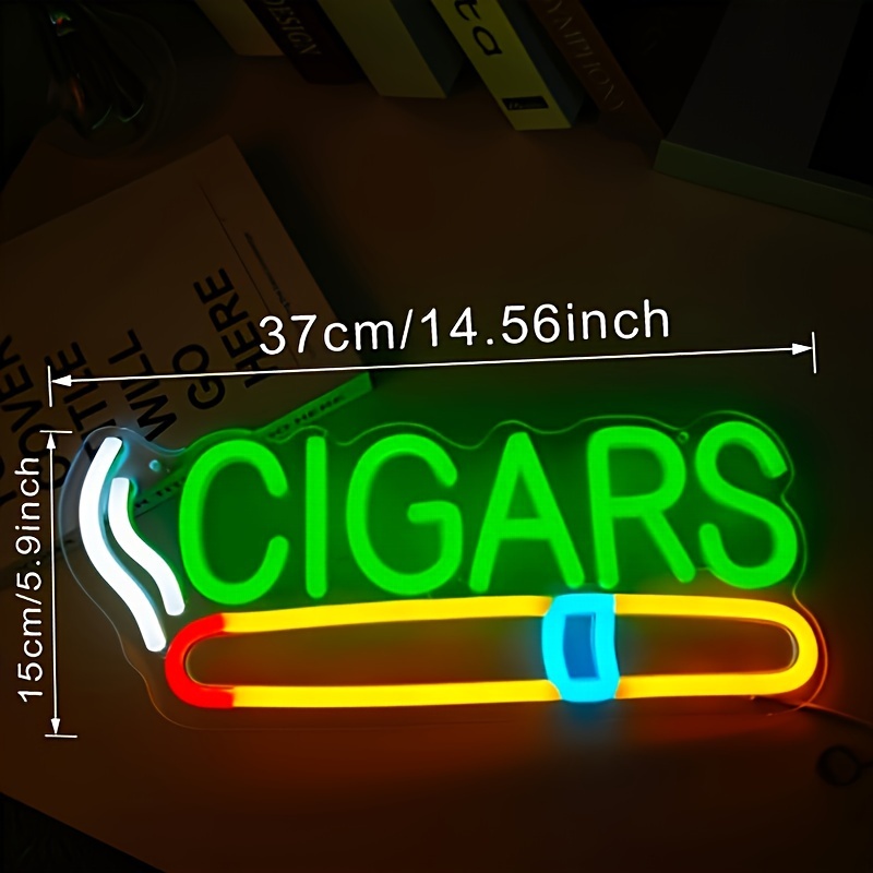 Cigar Shop Neon Sign, For Home - Home Bar Lounge 评论和价格