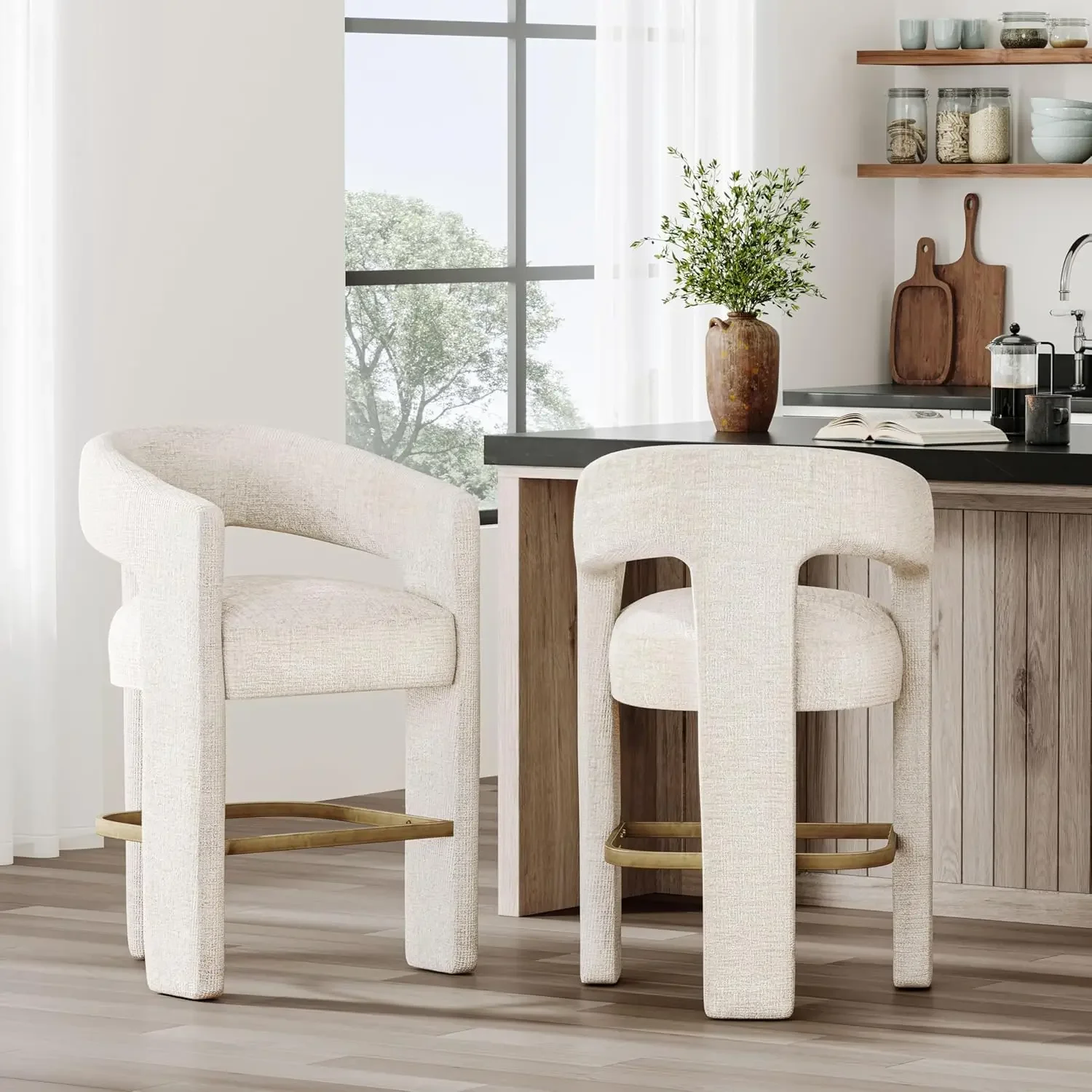 Jofran Upholstered Counter Sto - Home Bar Seating 评论和价格