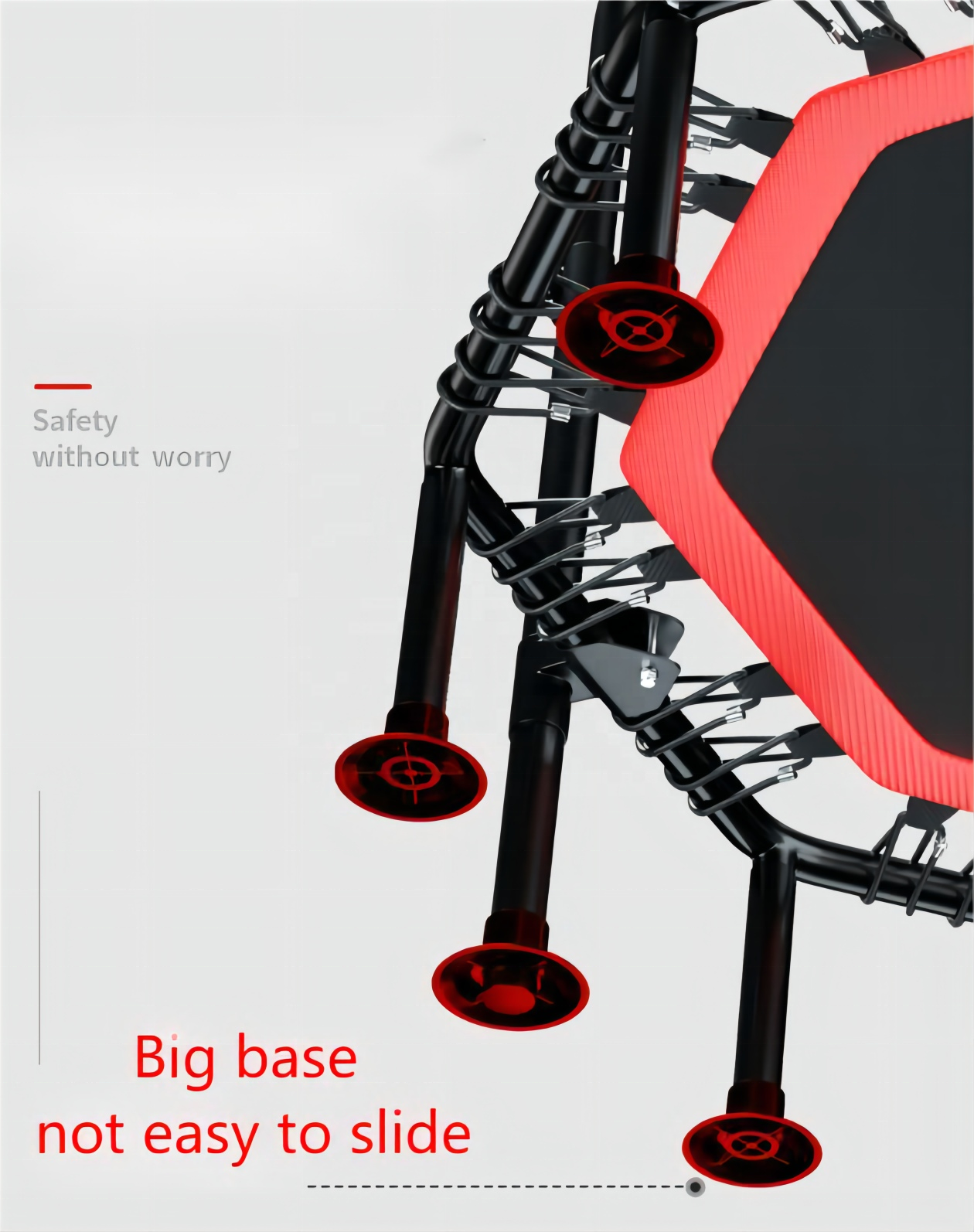 Trampoline with Adjustable Han - Home Bar And Gym 评论和价格