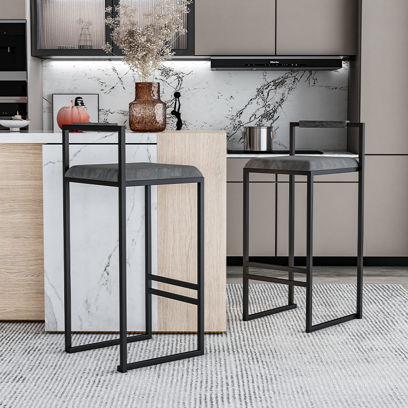 Nordic Velvet Black Bar Chairs - Home Bar Lounge 评论和价格