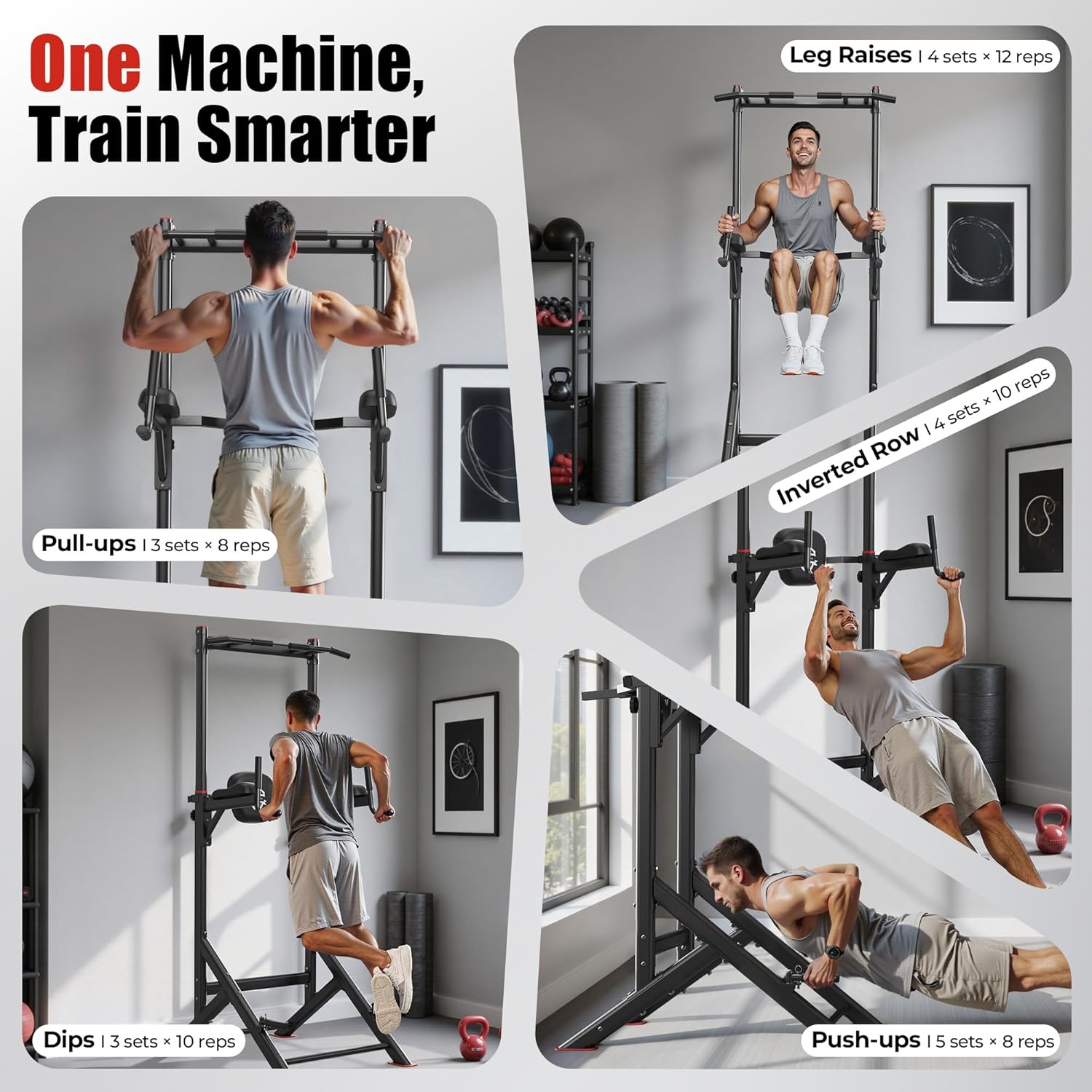 Sportsroyals Power Tower Pull  - Home Bar And Gym 评论和价格