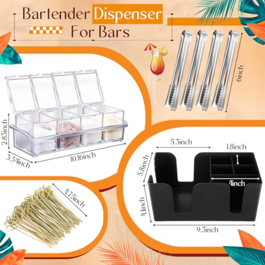15 Pcs Bar Caddy Accessories 3 - Speed Pourer Cap 评论和价格