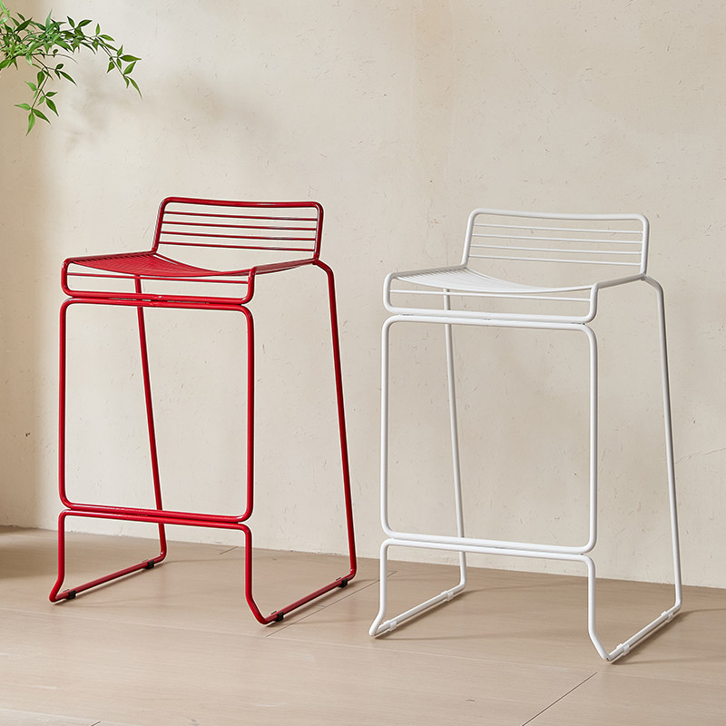 Nordic Minimalist Bar Stool Mo - Home Bar Seating 评论和价格