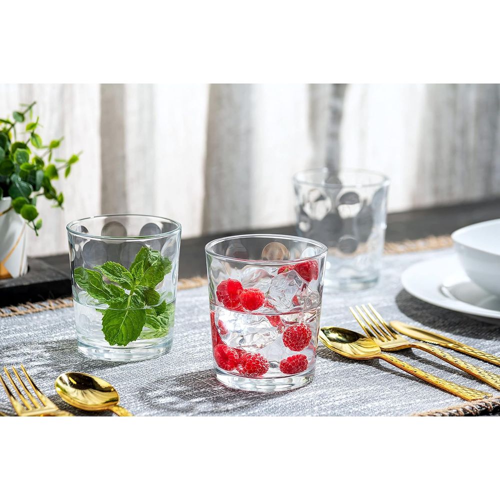 12-Piece Elegant Stackable Gla - Highball Glass Set 评论和价格