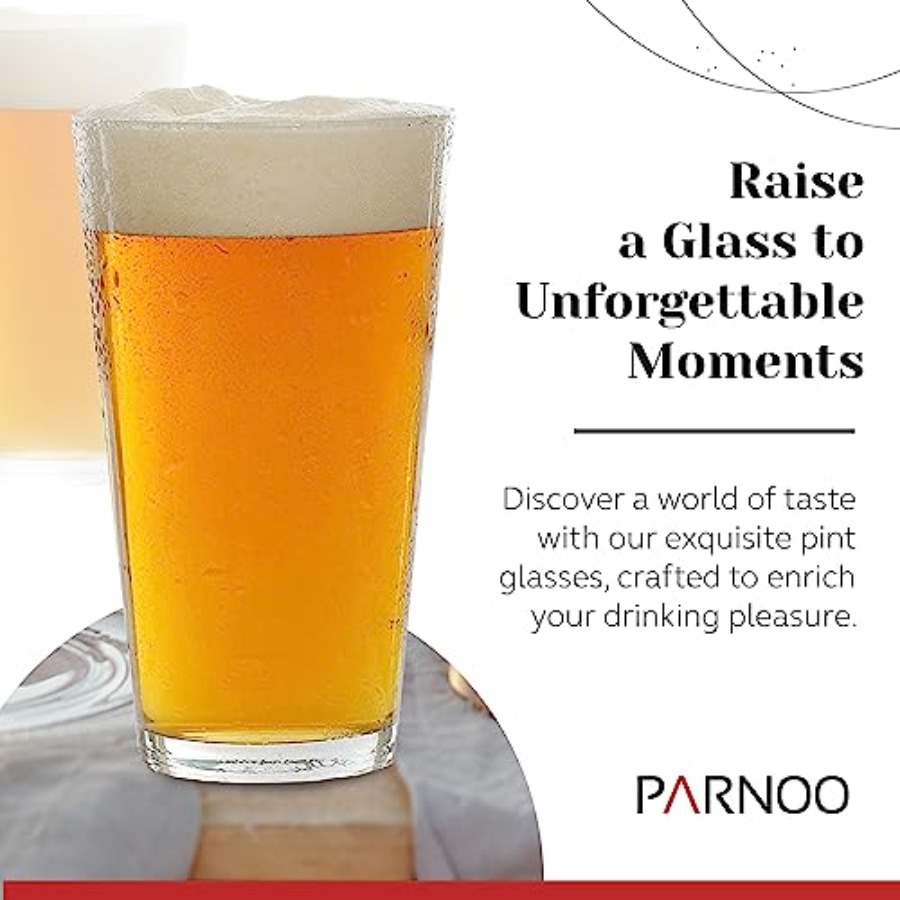 Bulk Classic Premium Beer Pint - Highball Glass Set 评论和价格