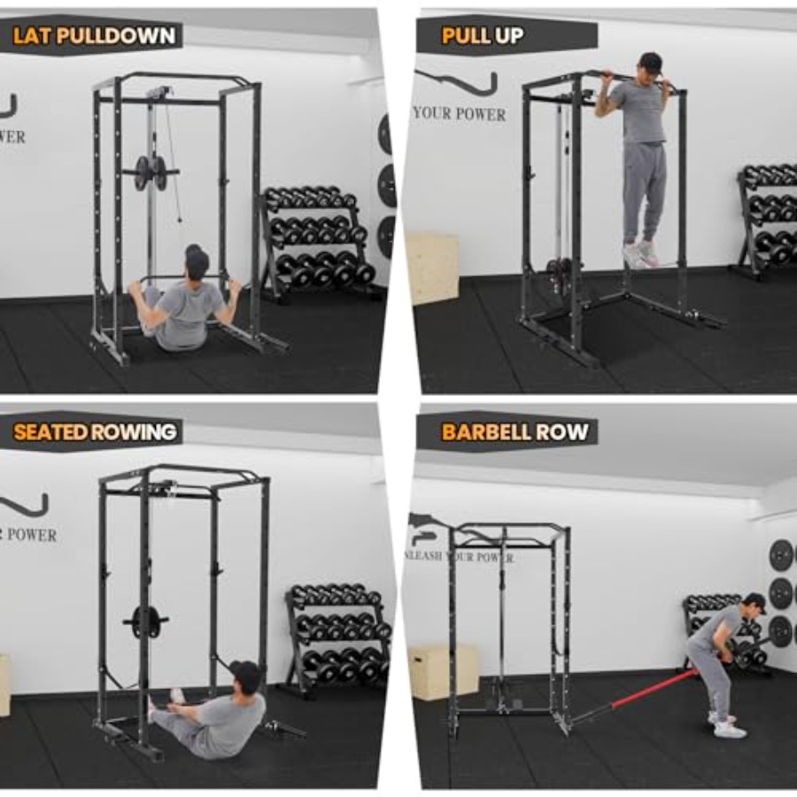 1600 Lbs Power Rack for Home G - Home Bar And Gym 评论和价格