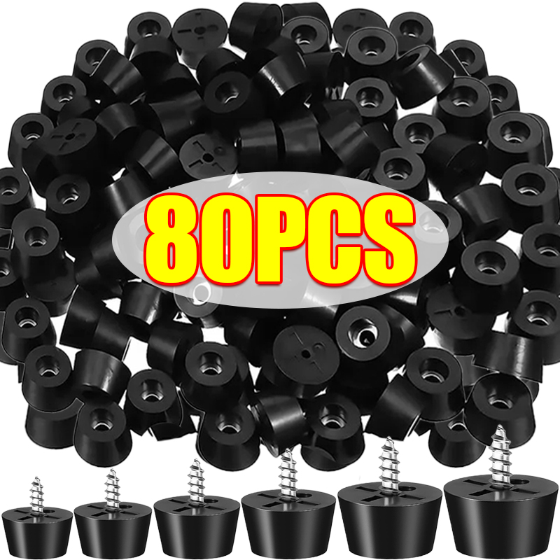 80/8pcs Rubber Pads Floor Prot - Bar Mat Rubber 评论和价格