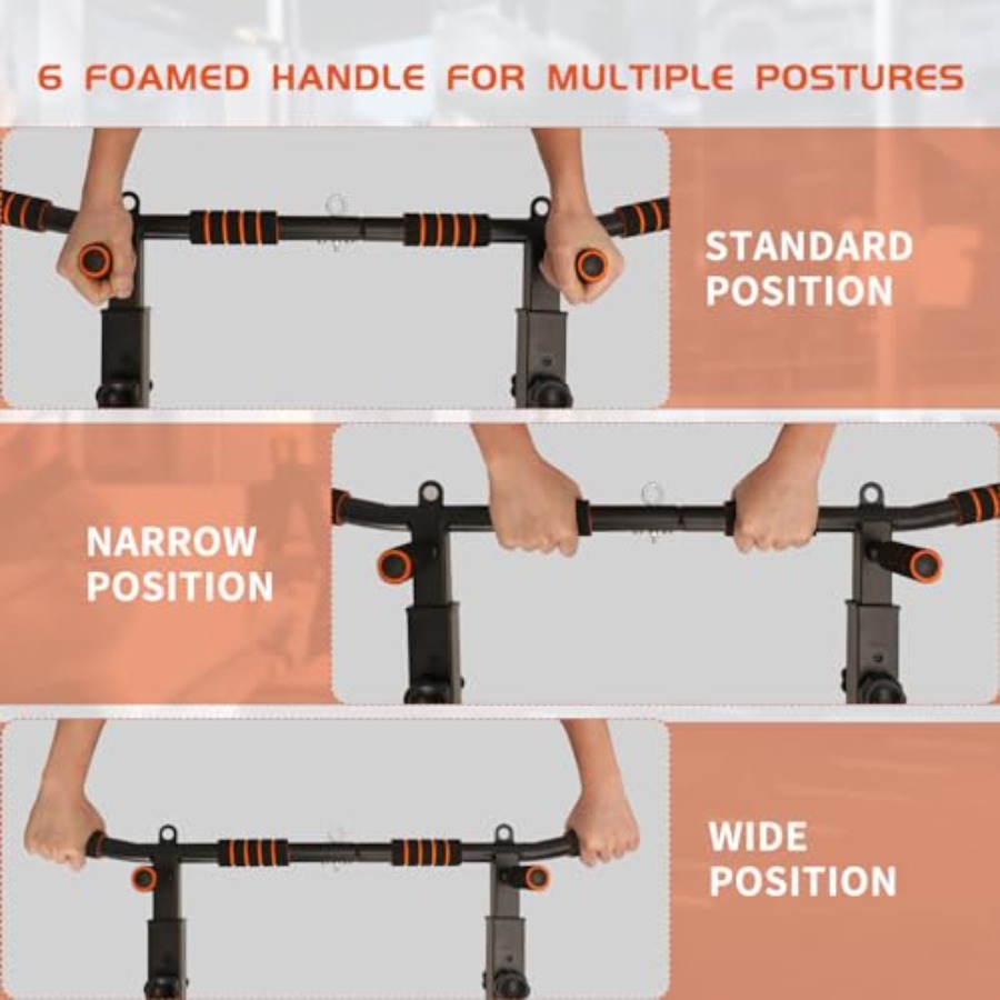 Wall Mounted Pull Up Bar Adjus - Home Bar And Gym 评论和价格