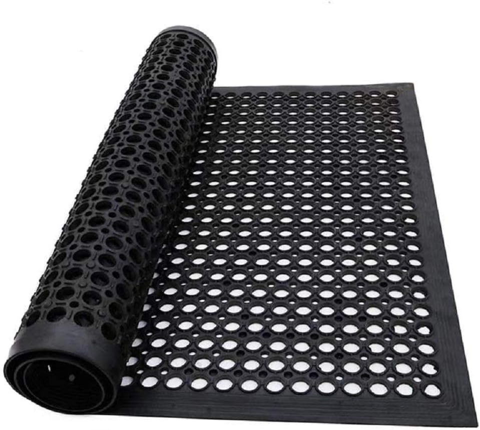 Rubber Floor Mat 3x5FT Anti Fa - Bar Mat Rubber 评论和价格