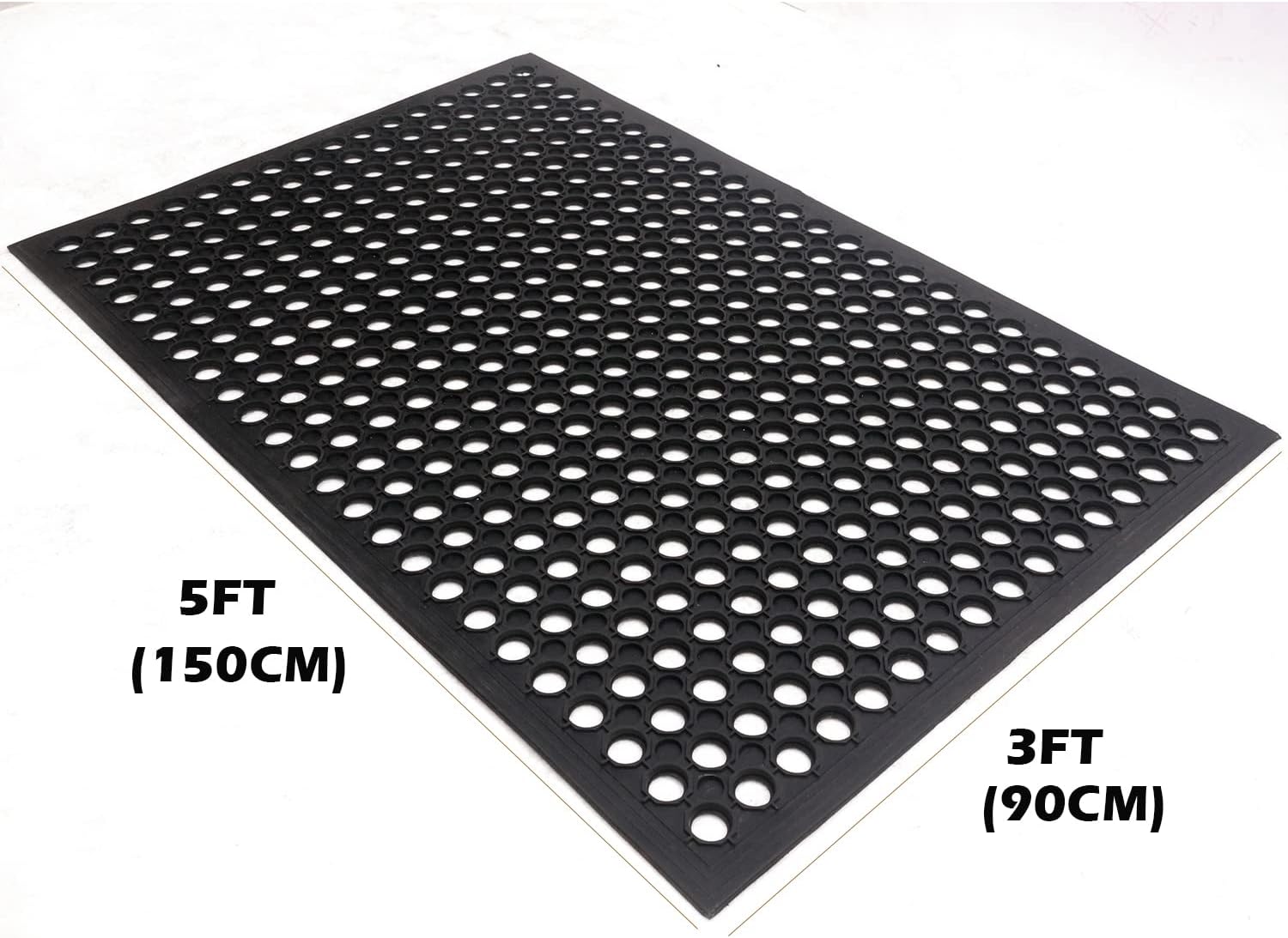Rubber Floor Mat 3x5FT Anti Fa - Bar Mat Rubber 评论和价格