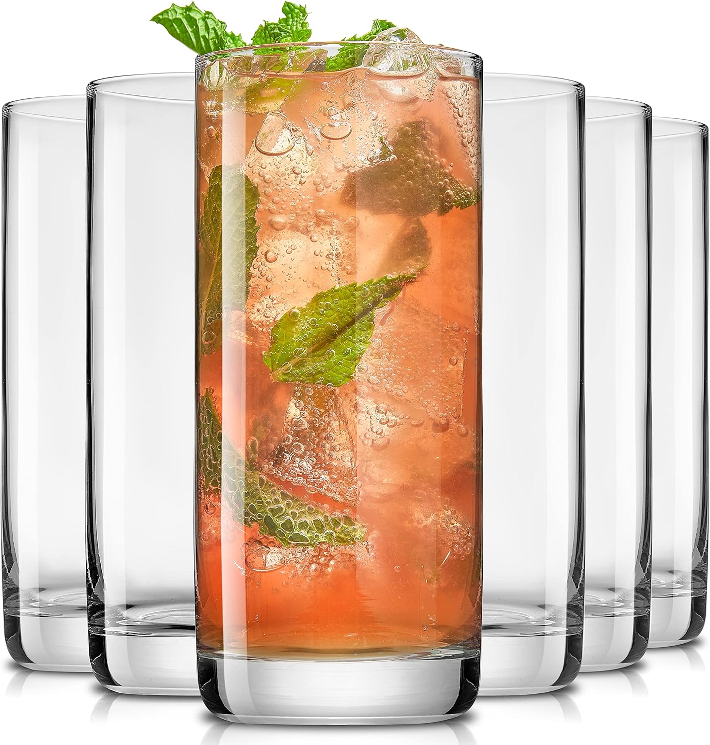 13oz Highball Glasses, 6pc Tal - Highball Glass Set 评论和价格