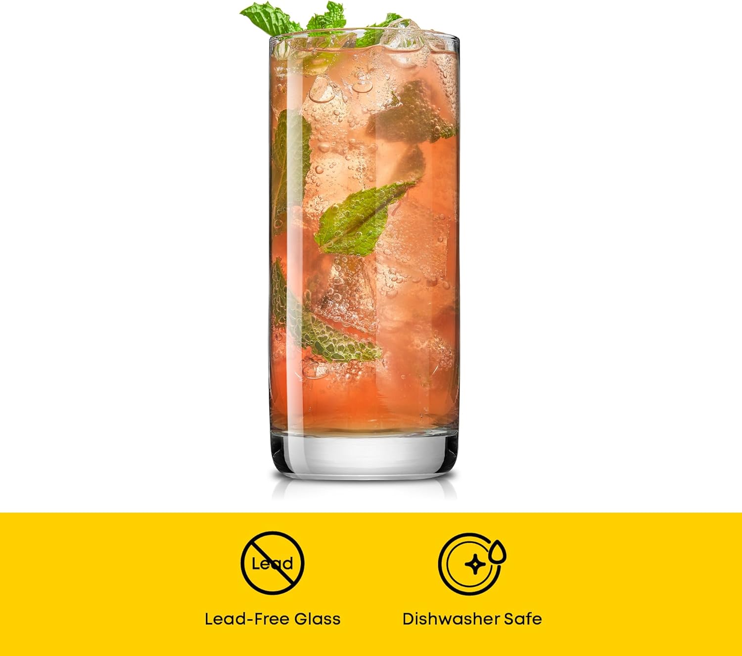 13oz Highball Glasses, 6pc Tal - Highball Glass Set 评论和价格