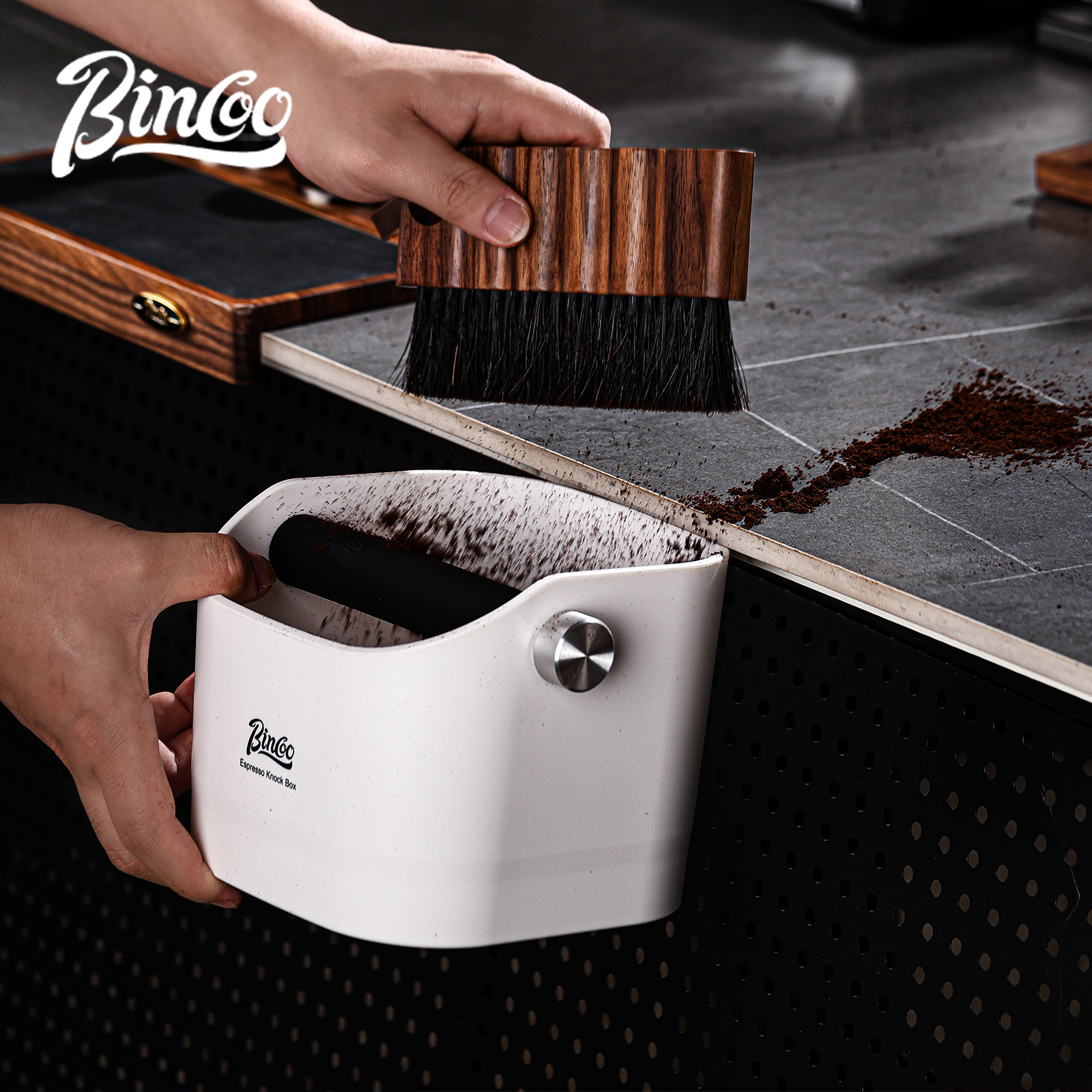 Bincoo 1.6L Square Coffee Knoc - Home Bar Shelf 评论和价格