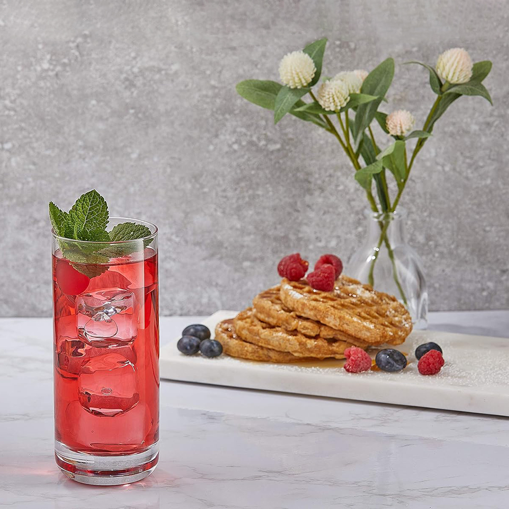 Lead-Free Crystal Drinking Gla - Highball Glass Set 评论和价格