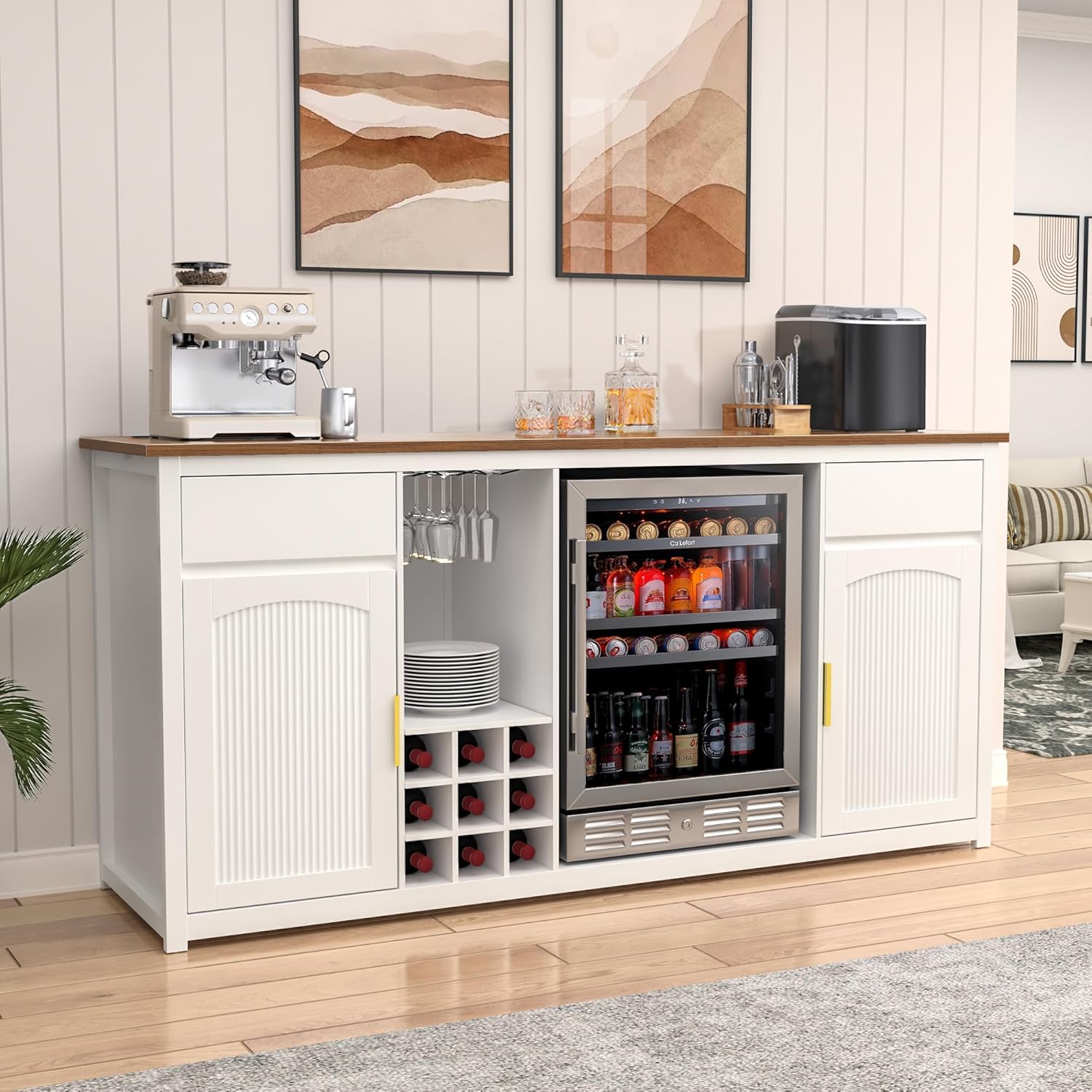 Extra Long Bar Cabinet Fridge  - Home Bar And Fridge 评论和价格