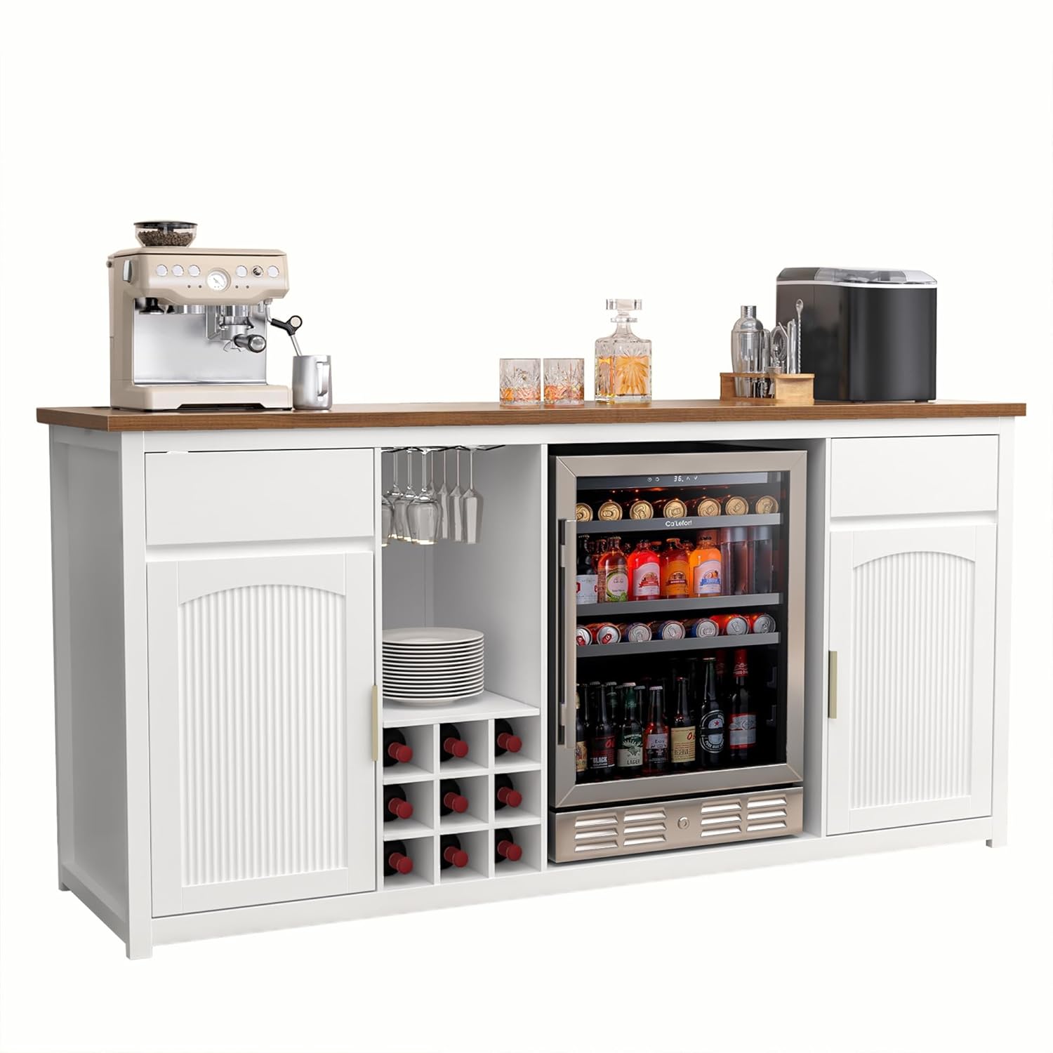 Extra Long Bar Cabinet Fridge  - Home Bar And Fridge 评论和价格
