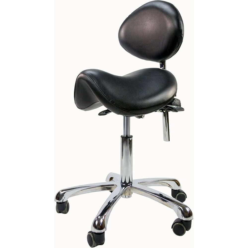 Ergonomic Rolling Stool with A - Home Barber 评论和价格