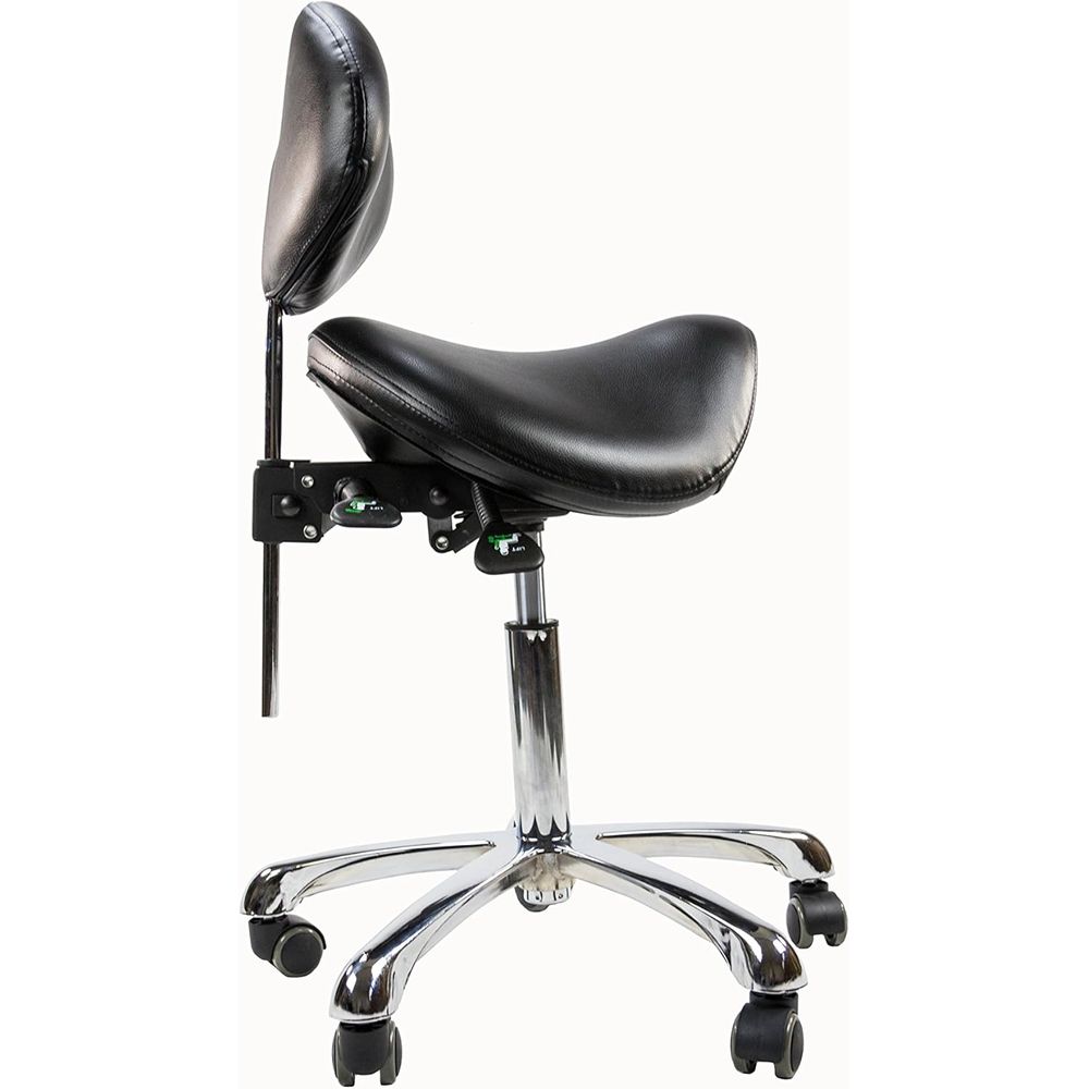 Ergonomic Rolling Stool with A - Home Barber 评论和价格