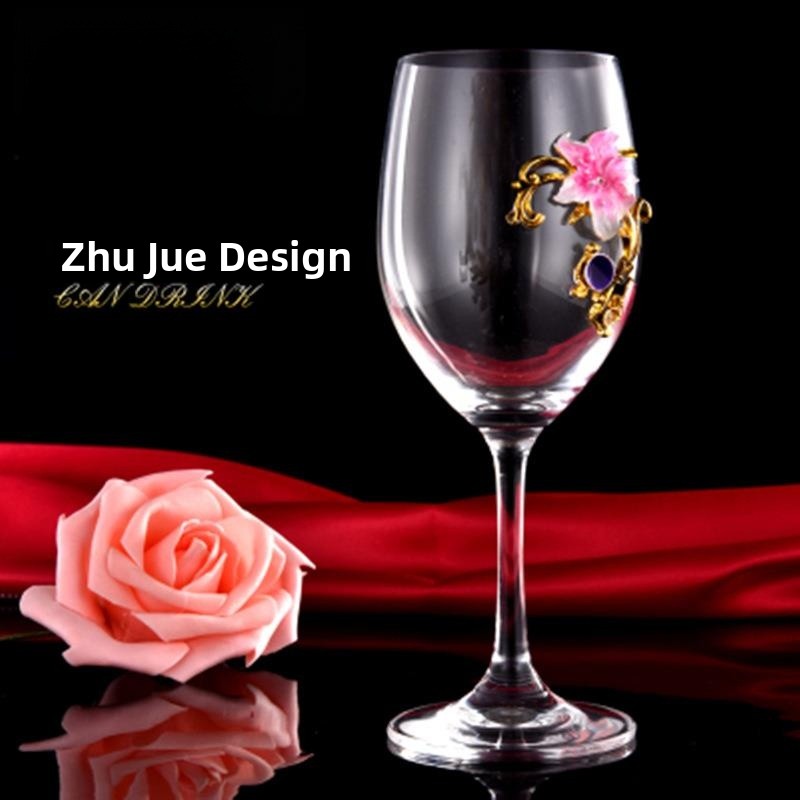 Elegant Enamel Red Wine Glasse - Highball Glass Set 评论和价格