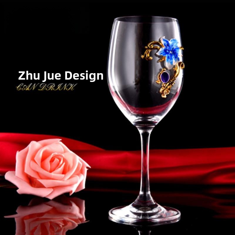 Elegant Enamel Red Wine Glasse - Highball Glass Set 评论和价格