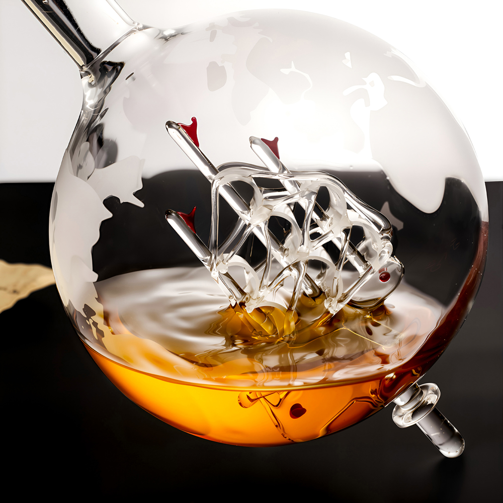 Creative Globe Decanter Set wi - Decanter Globe Set 评论和价格