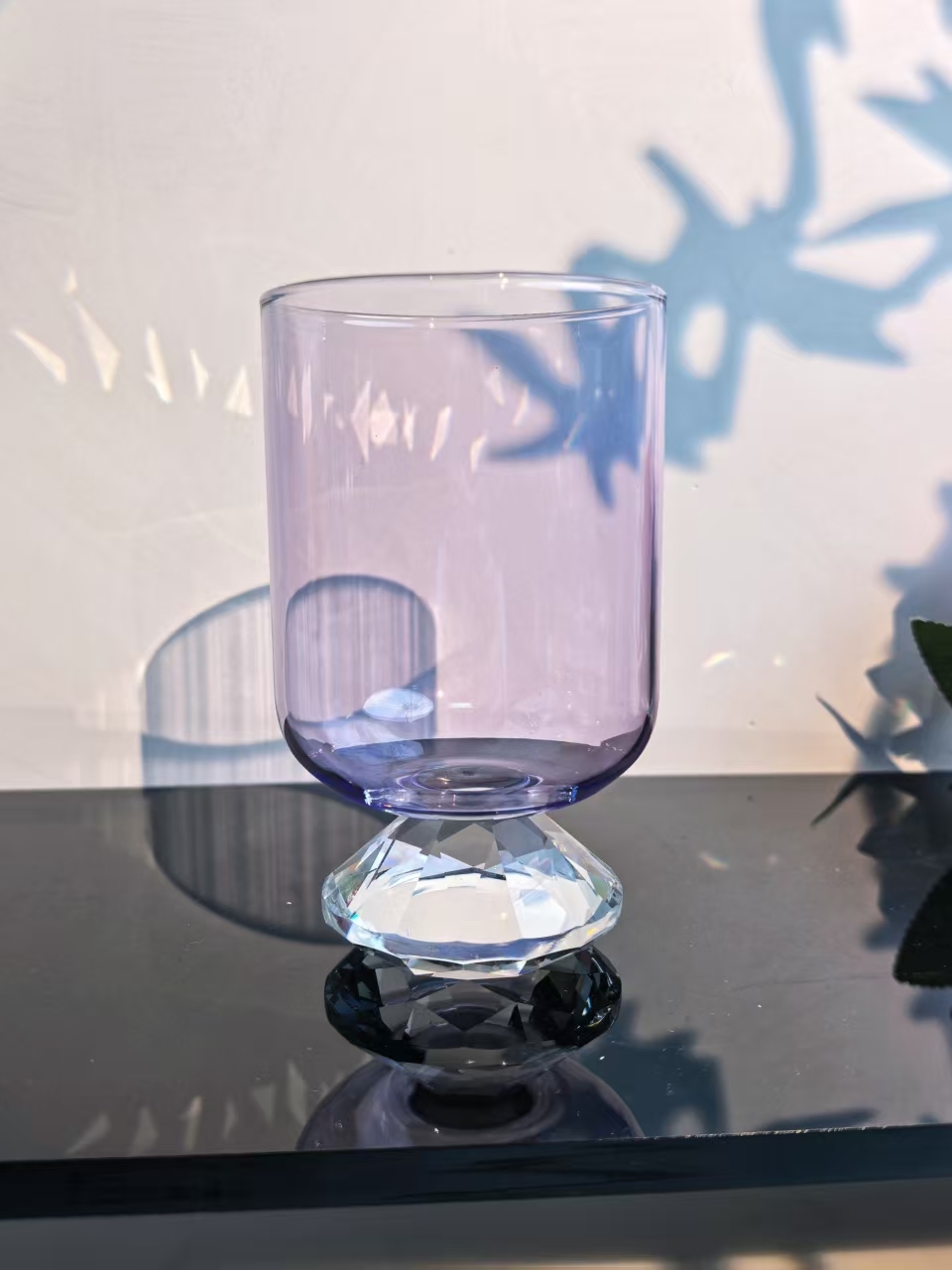 Diamond Cut Wine Glasses Set o - Highball Glass Set 评论和价格