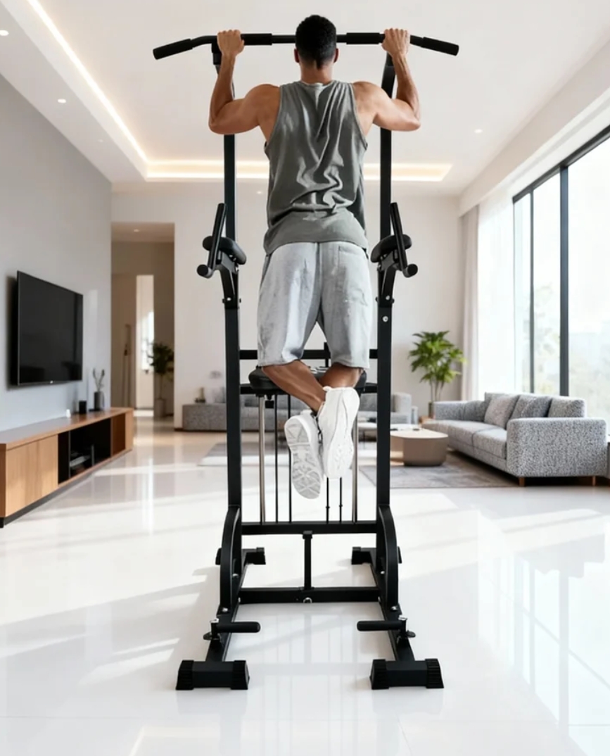 Power Tower Pull-Up Dip Statio - Home Bar And Gym 评论和价格