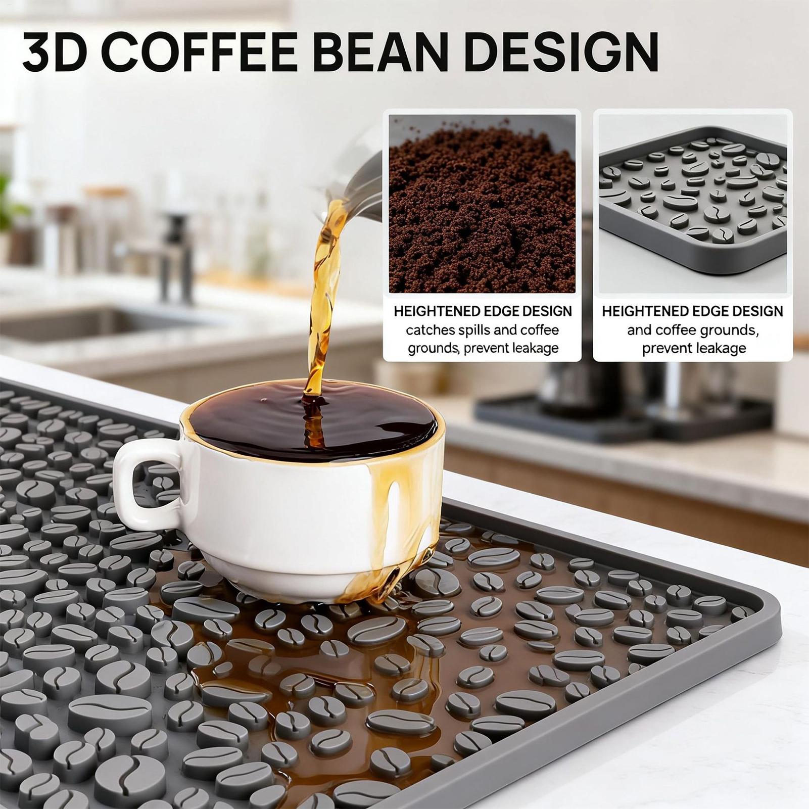 Silicone Coffee Bar Mat 16x8 I - Bar Mat Rubber 评论和价格