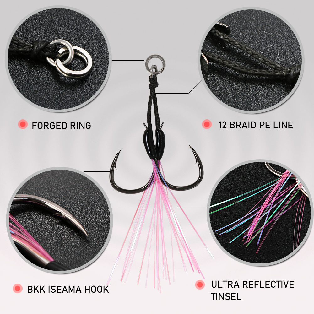 JIGGING PRO 2 Pairs Micro Jig  - Jigger Double Sided 评论和价格