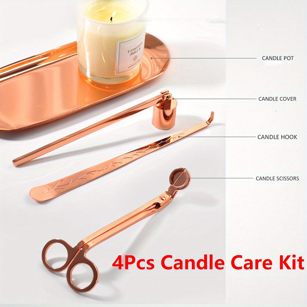 4pcs/set Luxury Candle Care Ki - Home Barber 评论和价格