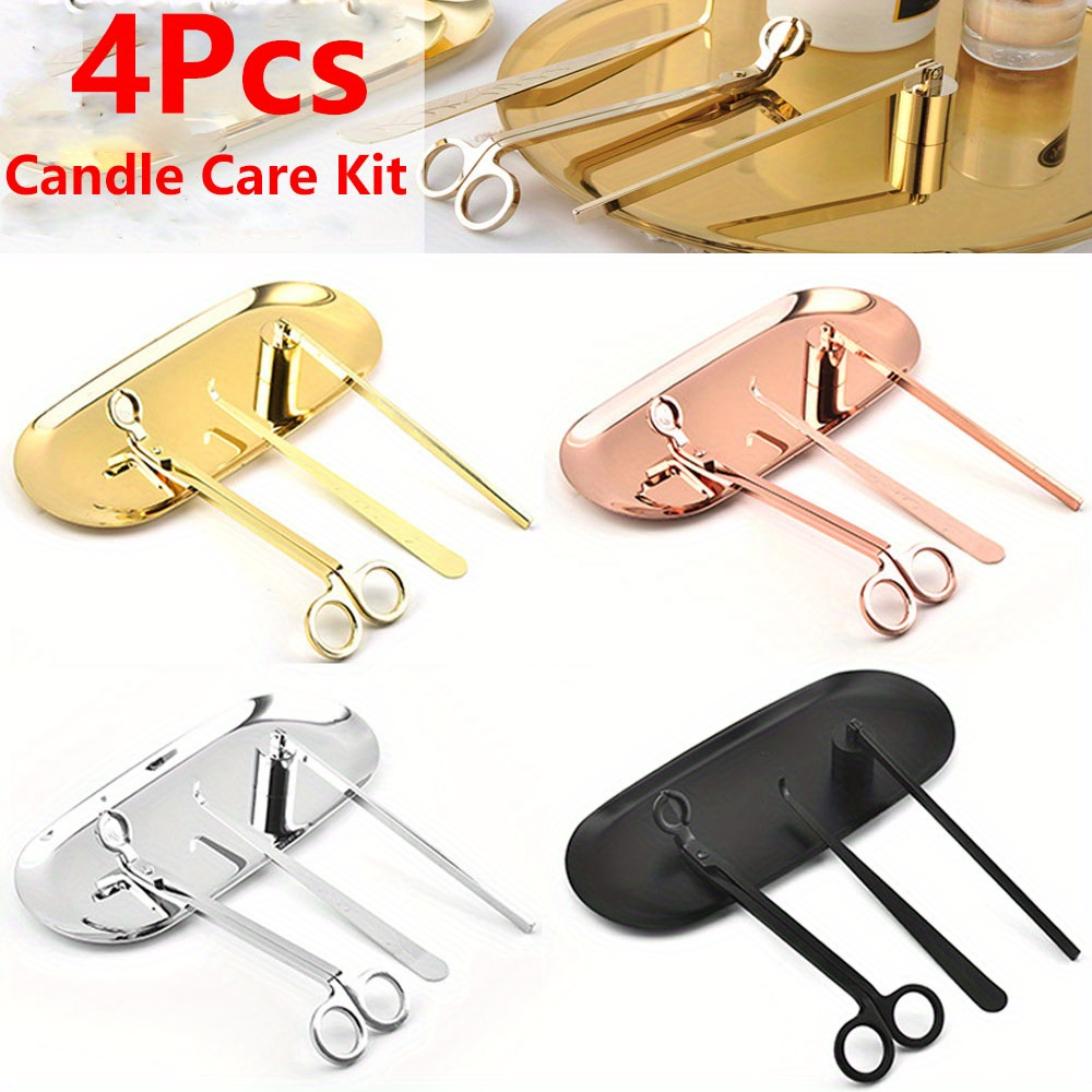 4pcs/set Luxury Candle Care Ki - Home Barber 评论和价格