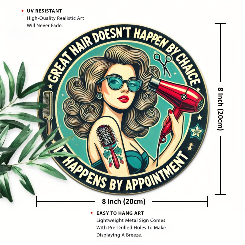 1pc Retro Hair Care Metal Alum - Home Barber 评论和价格