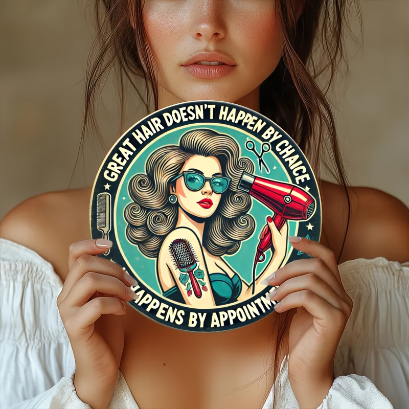 1pc Retro Hair Care Metal Alum - Home Barber 评论和价格