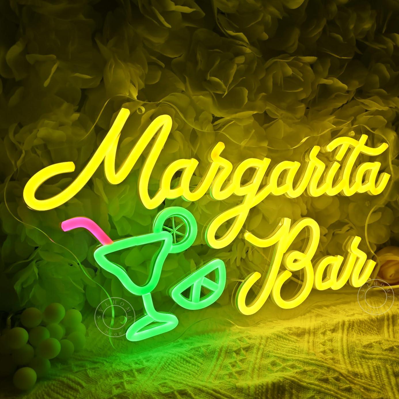 Margarita Bar Neon Sign Dimmab - Home Bar Signs 评论和价格