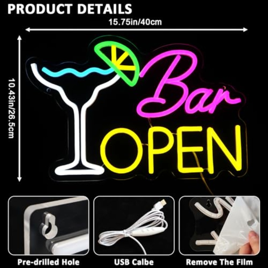 Sign for Business, Neon Open S - Home Bar And Coffee 评论和价格