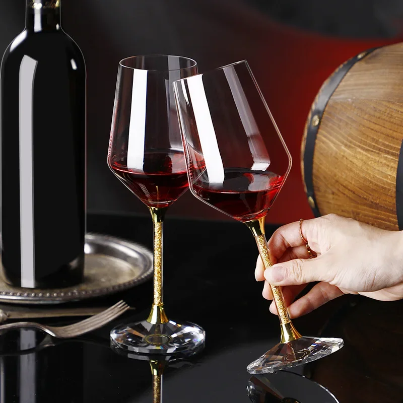 420ml Gold crystal red wine gl - Highball Glass Set 评论和价格