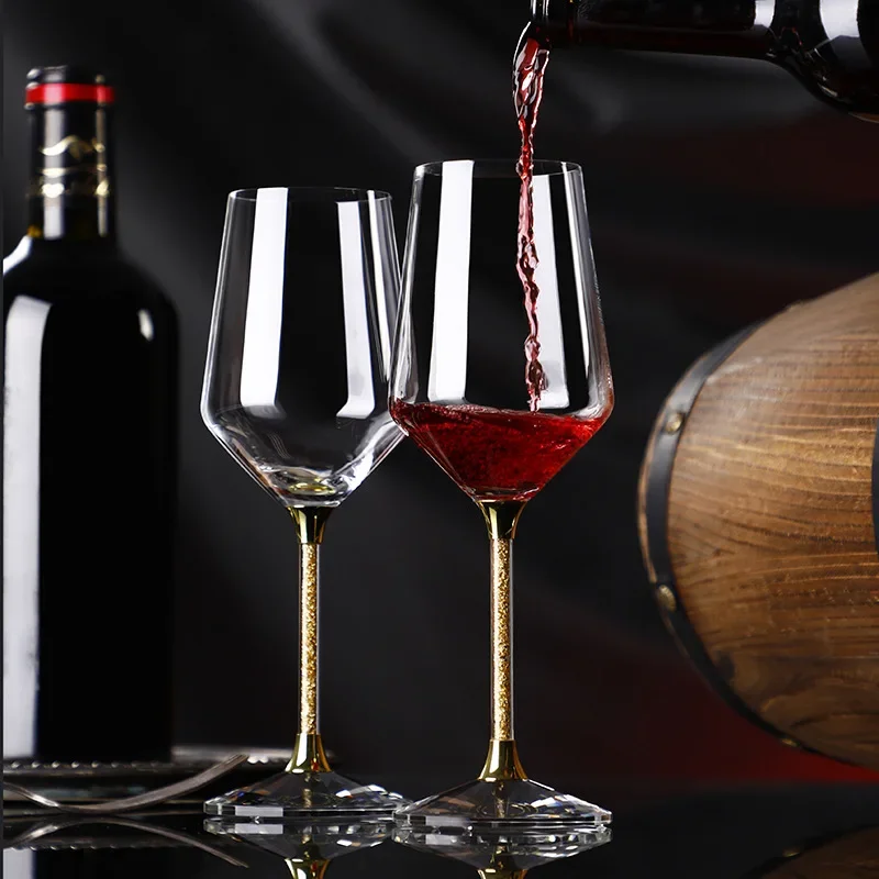 420ml Gold crystal red wine gl - Highball Glass Set 评论和价格