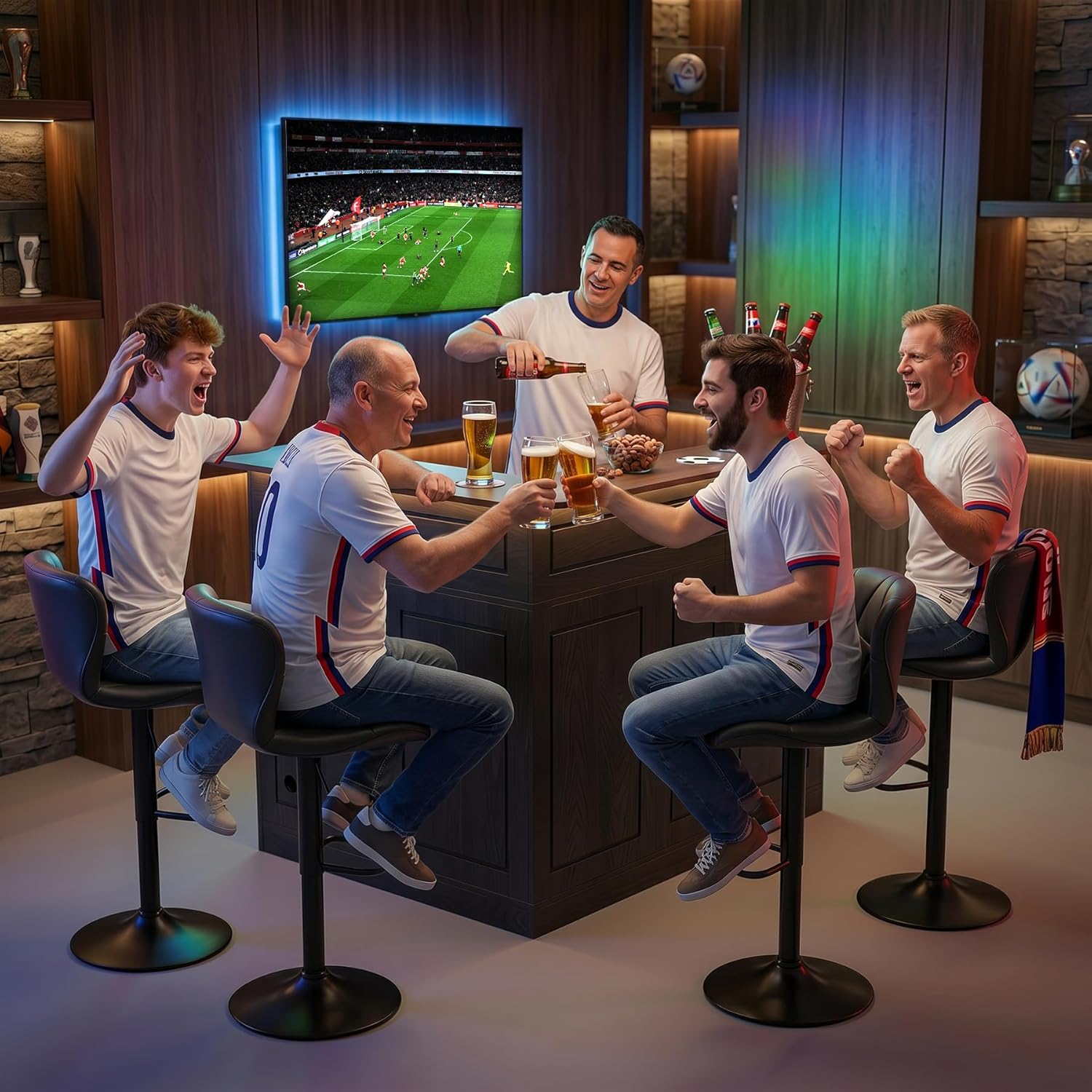 L Shaped Home Bar Unit With Fr - Home Bar And Fridge 评论和价格