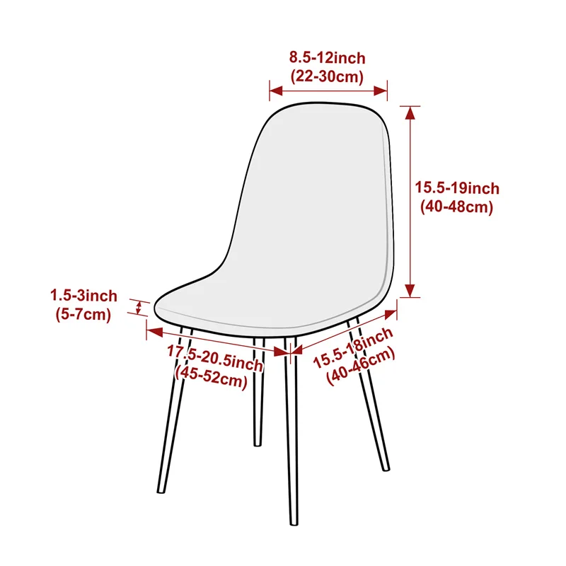 1/2pcs Stretch Shell Chair Cov - Home Bar Lounge 评论和价格