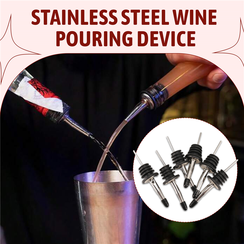 AEE2-6Pcs Stainless Steel Pour - Speed Pourer Cap 评论和价格