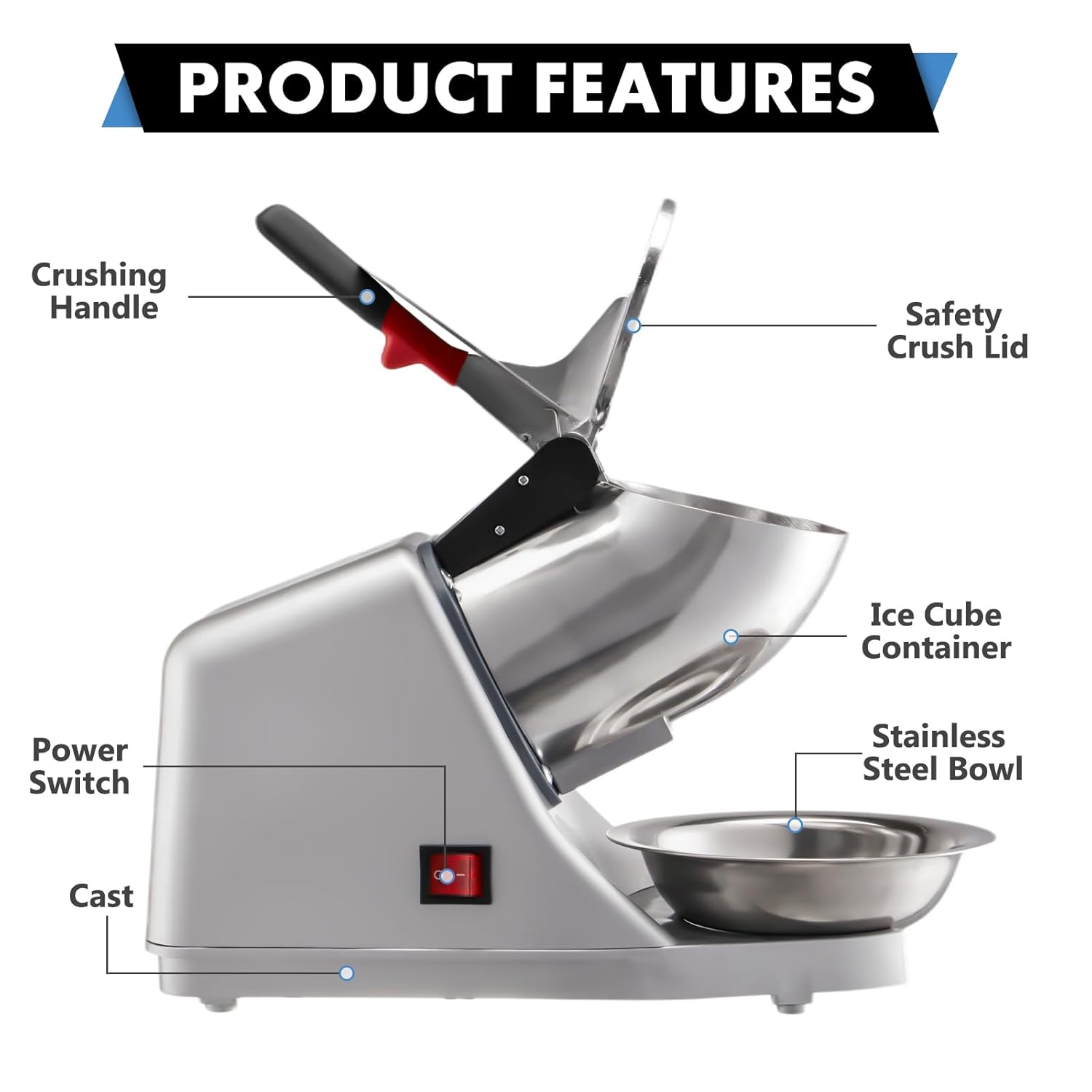 300W Electric Ice Shaver, 143l - Ice Pick Pick 评论和价格
