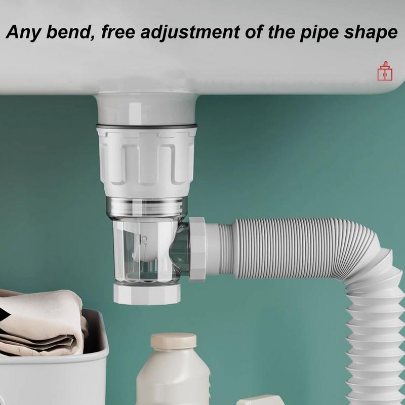 Telescoping Anti-odor Drain Pi - Home Bar Sink 评论和价格